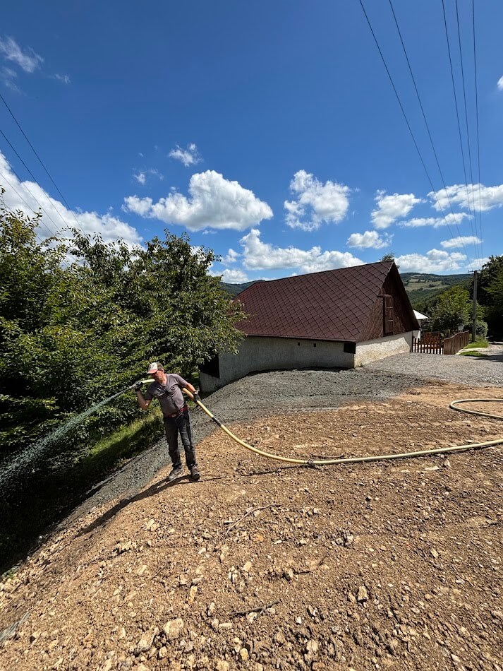 Spevňovanie svahu detail